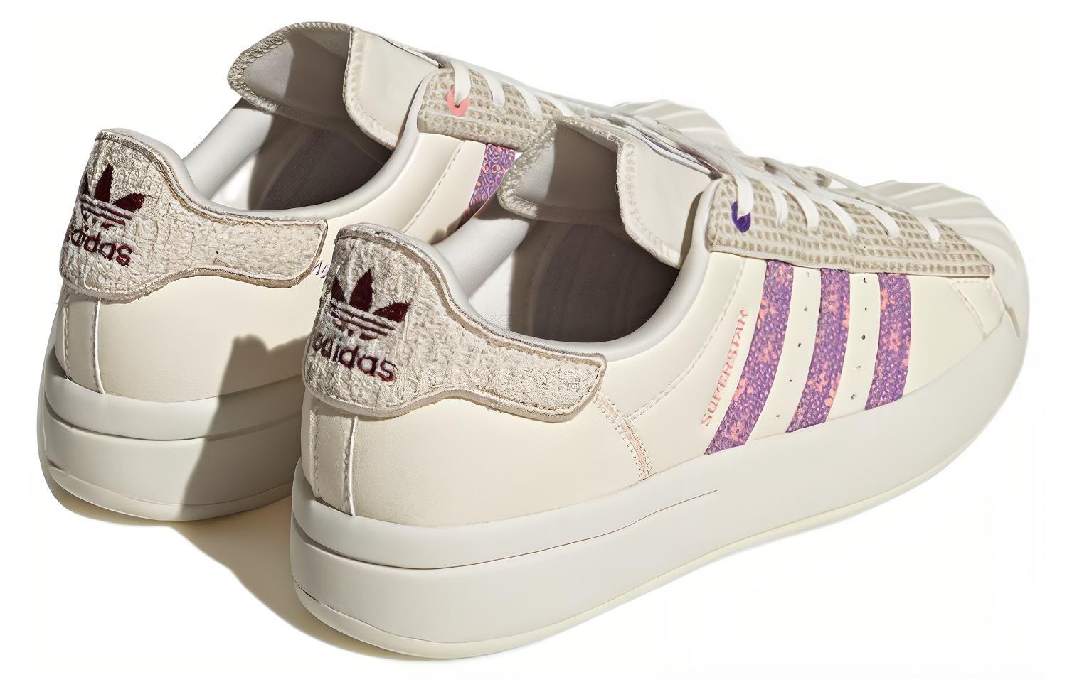 Кроссовки женские Adidas Originals Superstar Ayoon бежевые, 36 EU