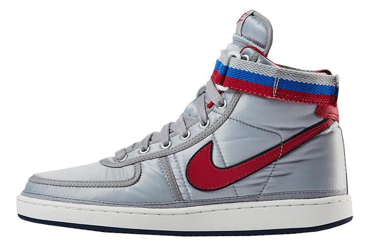 Кеды мужские Nike Vandal High Supreme QS серые-красные