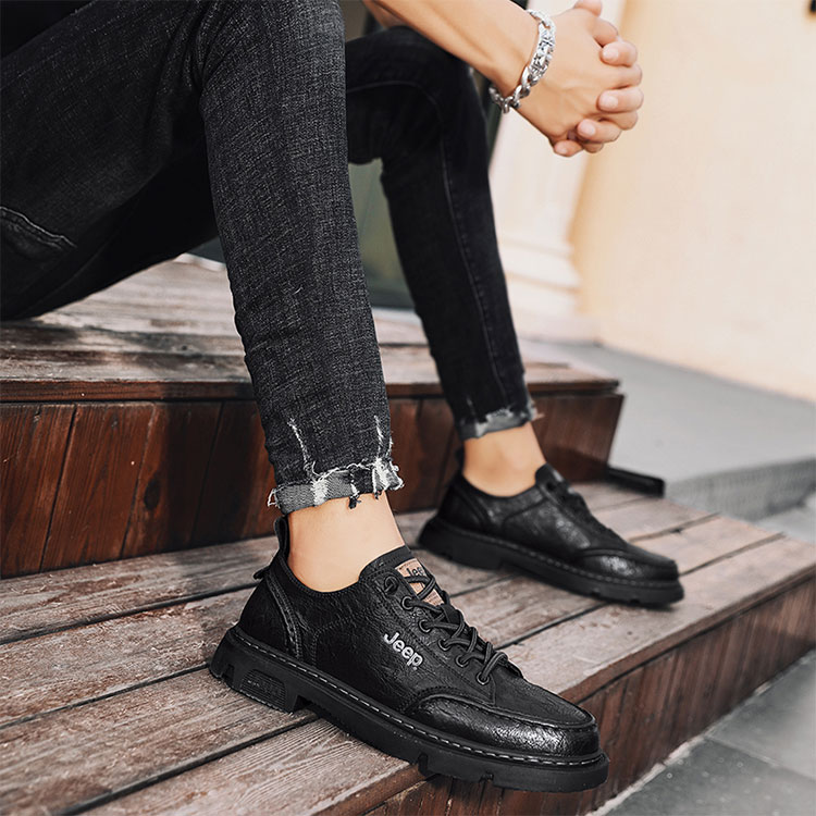 Полуботинки мужские JEEP CDRB8860 черные, 44 EU