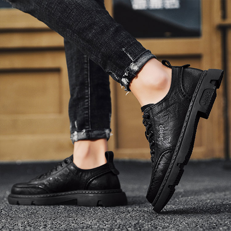 Полуботинки мужские JEEP CDRB8860 черные, 44 EU