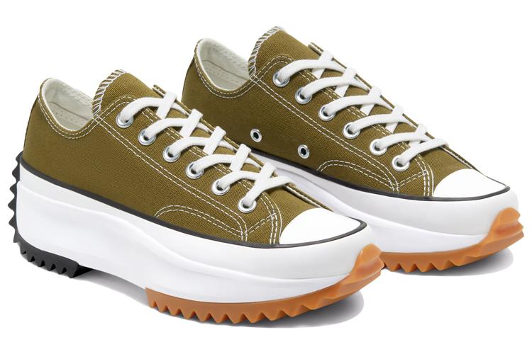 Кроссовки унисекс Converse Run Star Hike Low темно-зеленые, 41 EU