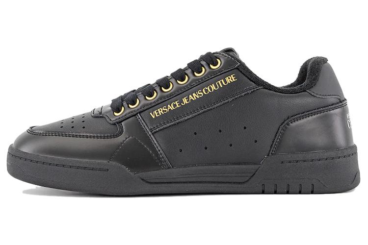 Спортивные кеды мужские VERSACE JEANS черные, 45 EU