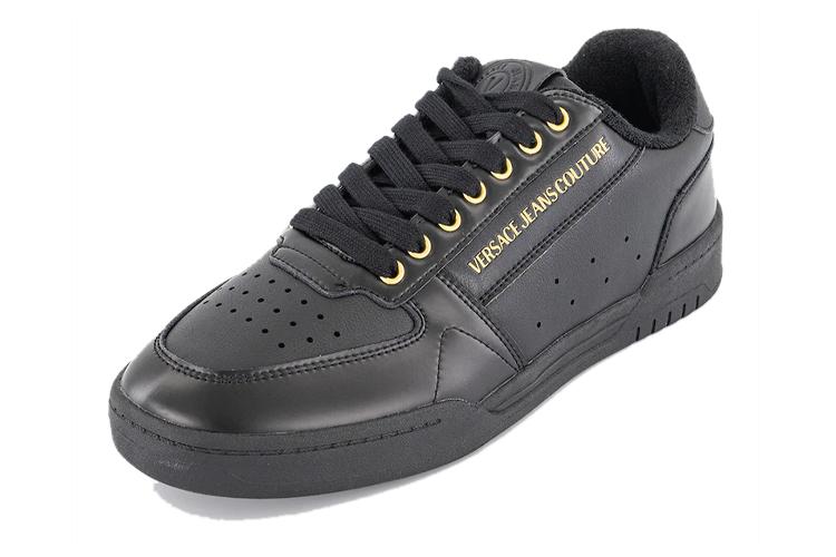 Спортивные кеды мужские VERSACE JEANS черные, 45 EU