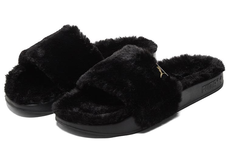 Тапочки женские PUMA Leadcat 2.0 черные, 35.5 EU