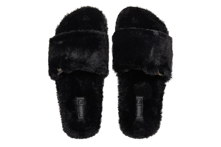 Тапочки женские PUMA Leadcat 2.0 черные, 35.5 EU