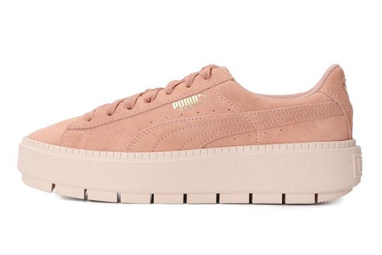Кеды женские PUMA Suede Platform Trace розовые, 39 EU