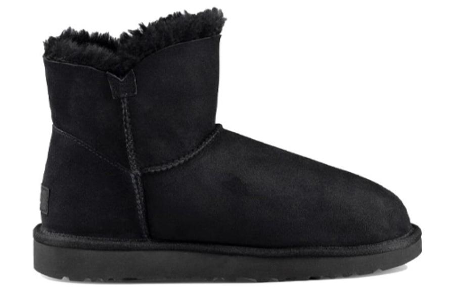 Сапоги женские UGG Mini Bailey Button черные, 42 EU