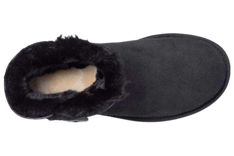 Сапоги женские UGG Mini Bailey Button черные, 42 EU