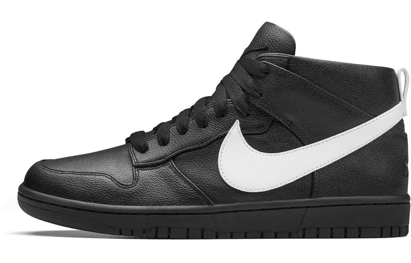 Кеды унисекс Nike Dunk Lux Chukka Riccardo Tisci черные