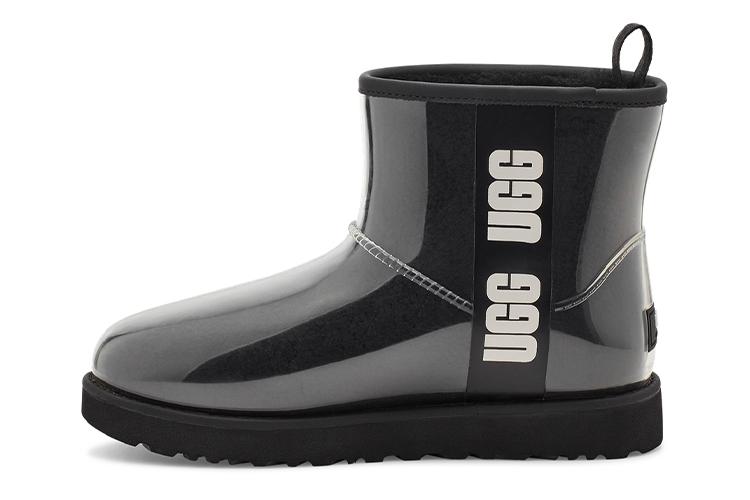 Ботинки женские UGG Classic Clear Mini Large Logo черные, 36 EU