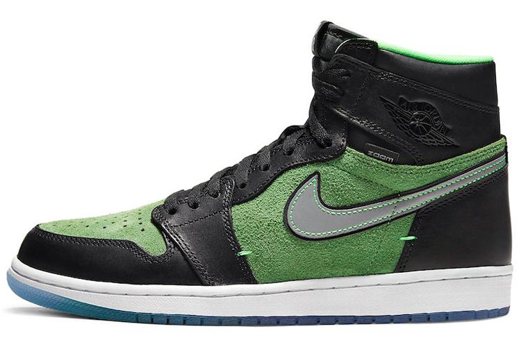 Кеды мужские Air Jordan 1 High Zoom Zen Green, 42.5 EU