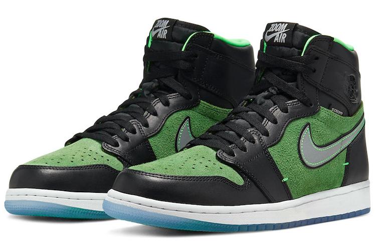 Кеды мужские Air Jordan 1 High Zoom Zen Green, 42.5 EU