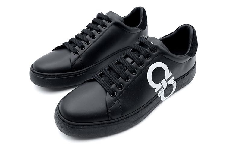 Кроссовки мужские FERRAGAMO GANCINI черные, 40 EU