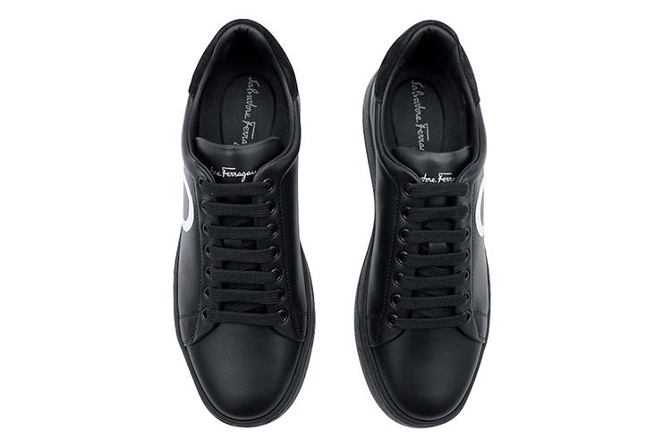 Кроссовки мужские FERRAGAMO GANCINI черные, 40 EU