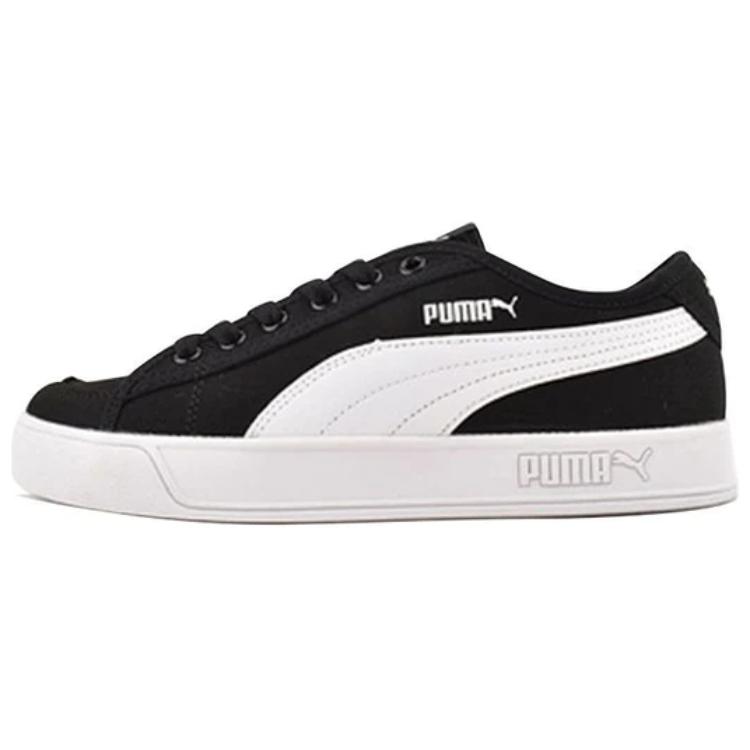 Кеды унисекс PUMA Smash V2 Vulc Cv черные, 35.5 EU