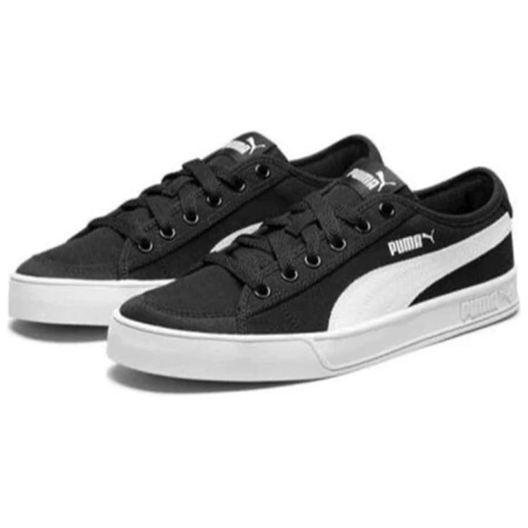 Кеды унисекс PUMA Smash V2 Vulc Cv черные, 35.5 EU