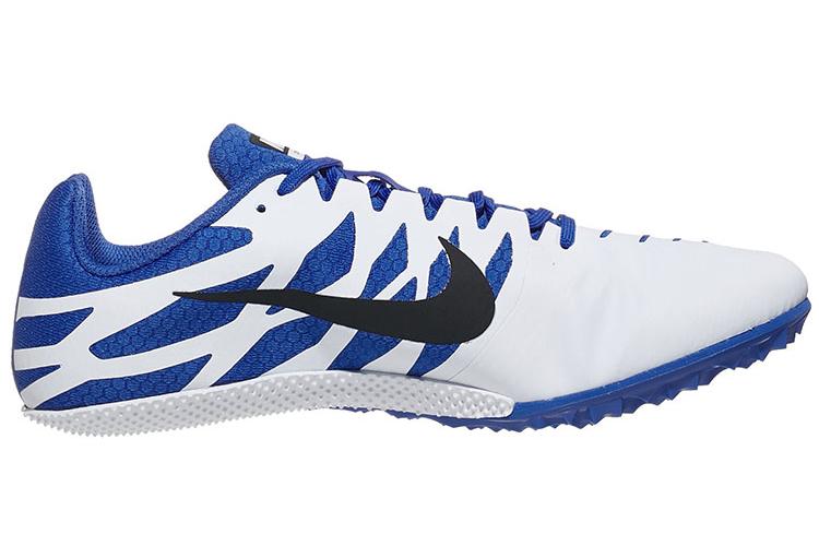 Шиповки мужские Nike Air Zoom Rival S 9 белые/синие, 46 EU