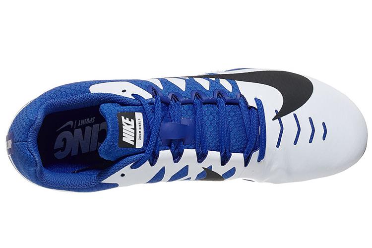 Шиповки мужские Nike Air Zoom Rival S 9 белые/синие, 46 EU