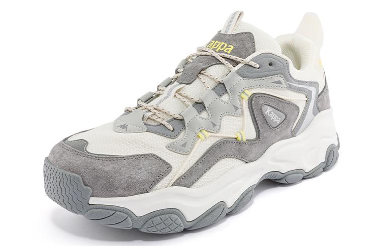 Кроссовки унисекс Kappa K0CY5MC57D-1118 серые, бежевые, желтые, 37 EU