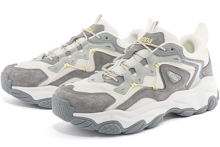 Кроссовки унисекс Kappa K0CY5MC57D-1118 серые, бежевые, желтые, 37 EU
