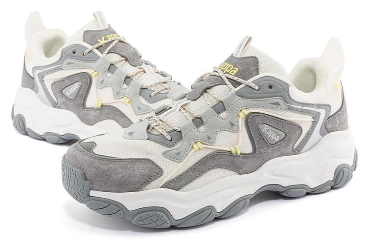 Кроссовки унисекс Kappa K0CY5MC57D-1118 серые, бежевые, желтые, 37 EU