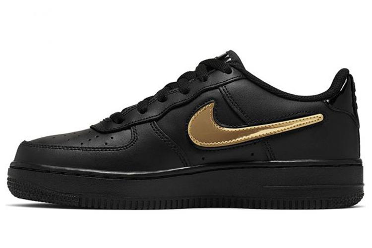 Кеды женские Nike Air Force 1 LV8 3 Removable Swoosh черные