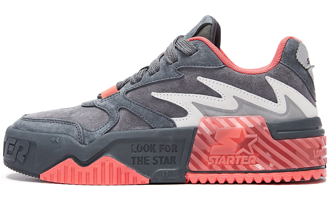 Кеды женские Staple x STARTER Sound Wave Generation 1 черные, серые и розовые