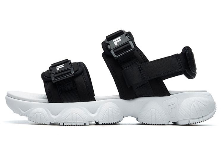 Сандалии женские FILA F12W124530FBK черно-белые, 36 EU