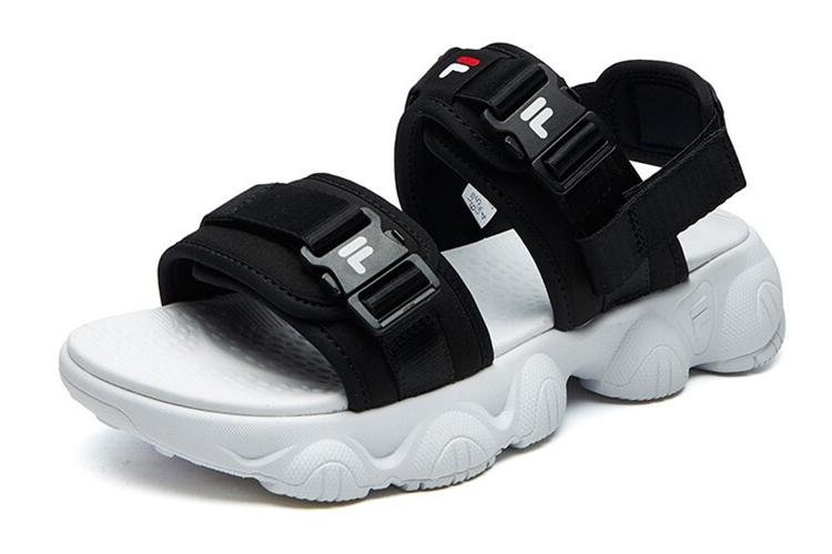 Сандалии женские FILA F12W124530FBK черно-белые, 36 EU