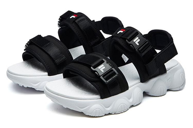 Сандалии женские FILA F12W124530FBK черно-белые, 36 EU