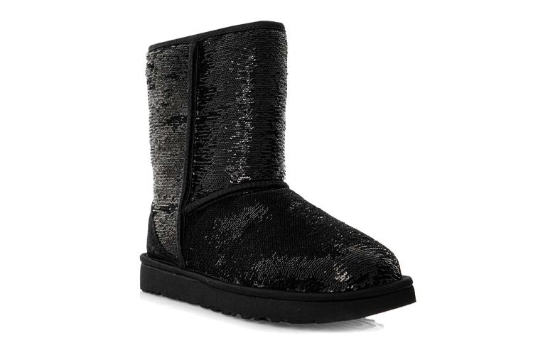Снеговые ботинки женские UGG Classic Short Cosmos Sequin, 38 EU
