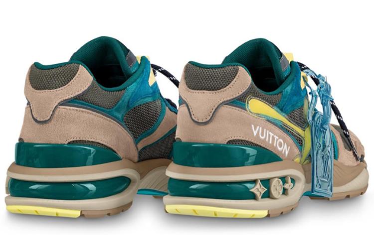 Кроссовки мужские LOUIS VUITTON Trail Low top сине-фиолетовые, 40 EU