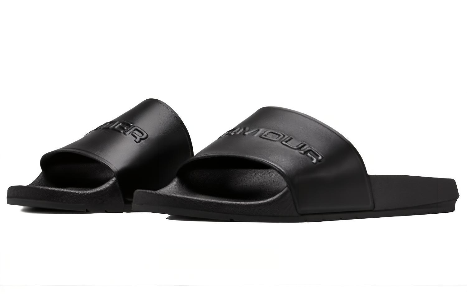 Шлепанцы Under Armour Core Remix Slippers черные, 40 EU