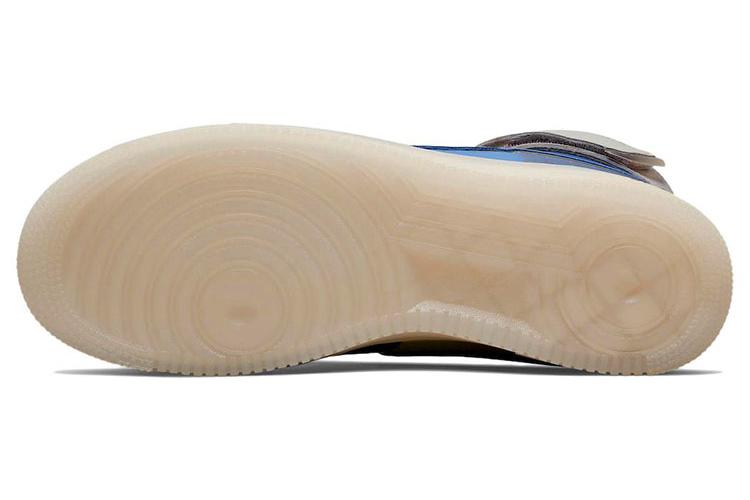 Кроссовки унисекс Nike Air Force 1 High '07 Premium Thunder Blue Pink, 37.5 EU