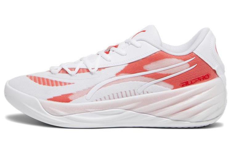 Кроссовки унисекс PUMA All Pro Nitro Team белые, красные