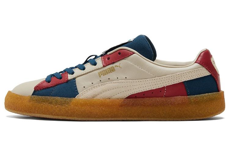 Кеды унисекс PUMA Suede Crepe Patch Peyote Blue Red