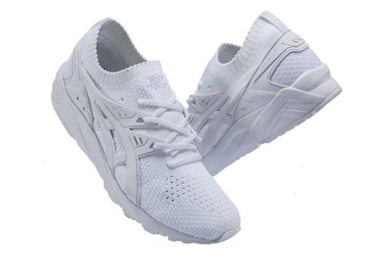 Кроссовки унисекс ASICS Gel-Kayano Trainer Knit белые, 40 EU