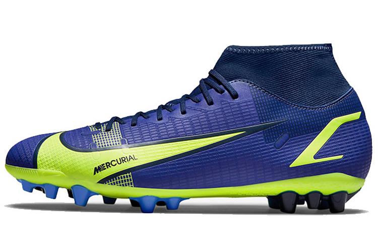 Бутсы мужские Nike Mercurial Superfly 8 Academy синие