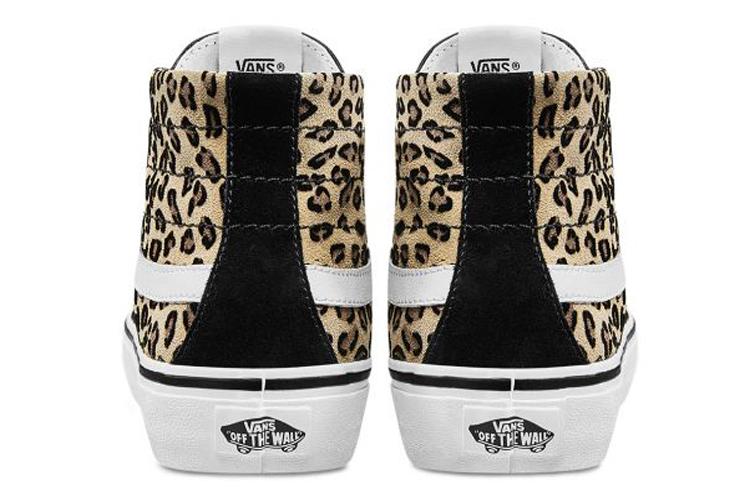 Кеды женские Vans SK8 Hi 138 Decon SF черно-белый леопардовый принт, 37 EU