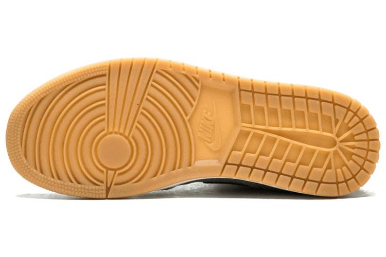 Кроссовки мужские Jordan 1 Retro High Flyknit Clay Green, 42 EU