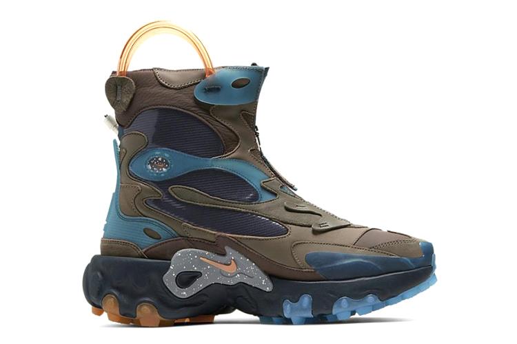 Ботинки треккинговые Nike Undercover X React Boot CJ6971-200 коричневые, 36.5 EU