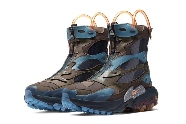 Ботинки треккинговые Nike Undercover X React Boot CJ6971-200 коричневые, 36.5 EU