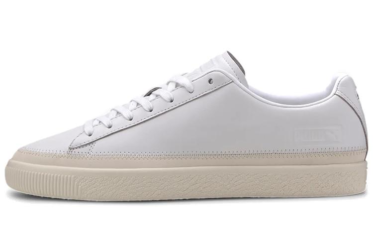 Кроссовки унисекс PUMA Basket Trim Prm Retro Low Tops белые, 45 EU