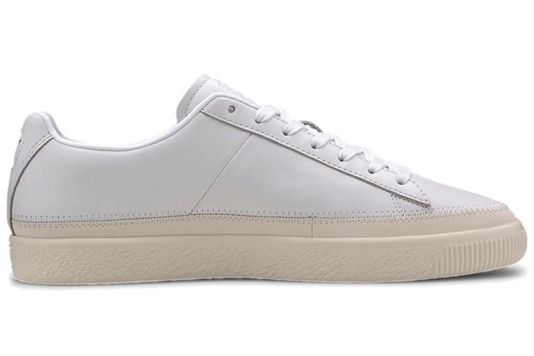 Кроссовки унисекс PUMA Basket Trim Prm Retro Low Tops белые, 45 EU