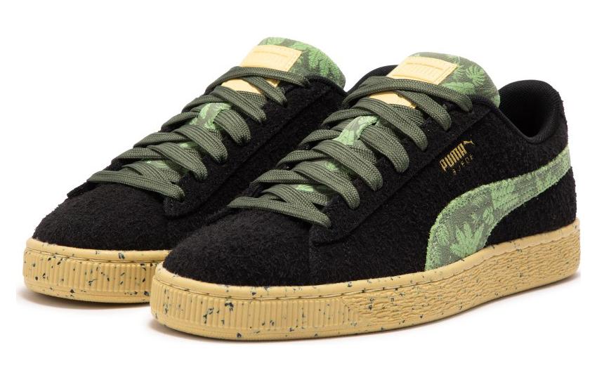 Кроссовки унисекс PUMA Suede Gentle Jungle черные, 36 EU