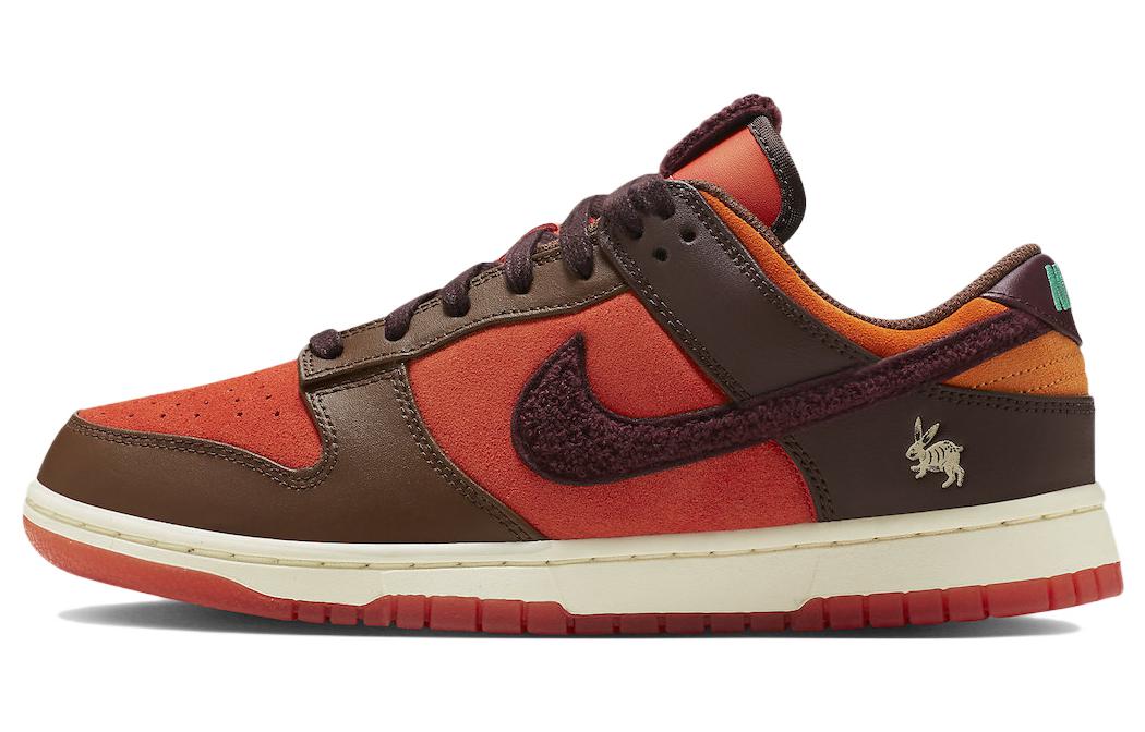 Кеды унисекс Nike Dunk Low Retro PRM Year Of The Rabbit Light Crimson 2023