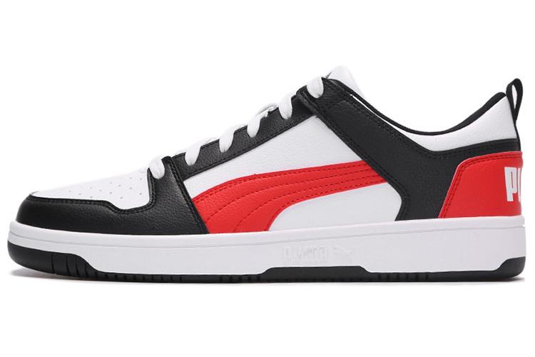 Кроссовки унисекс PUMA Rebound LayUp Low SL белые, красные, 37 EU