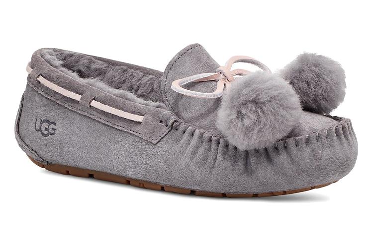 Мокасины женские UGG Dakota Bow Pom, 37 EU