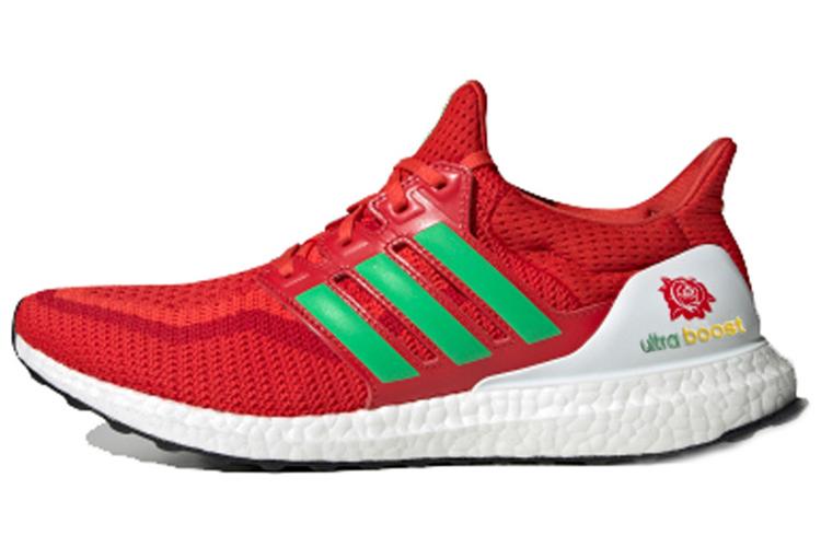 Кроссовки унисекс Adidas Ultravoost 2.0 красные и белые