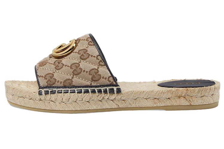 Эспадрильи женские GUCCI 620120 KQWM0 9765 черные, 34.5 EU